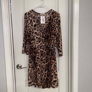 Leopard print dress